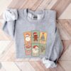 Retro Christmas Tarot Card Sweatshirt Unique Xmas Gift
