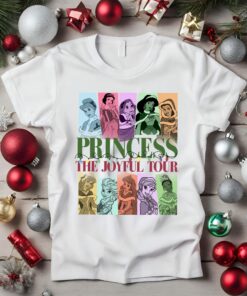 Retro Disneyland Princess Christmas The Joyful Tour Sweatshirt