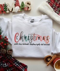 Retro Merry Christmas Santa Claus Sweatshirt