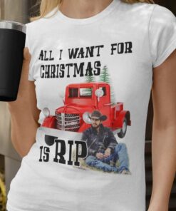 Rip Wheeler All I Want For Christmas Is Rip Yellowstone Movie Christmas T-shirt