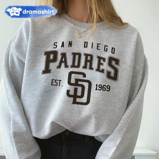 San Diego Padres EST 1969 Baseball Sweatshirt