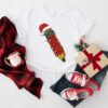 Santa Art Color Pencil Christmas Kindergarten Sweatshirt