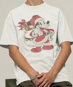 Santa Claus Mickey Christmas T-Shirt Disney