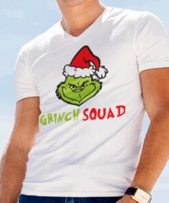 Santa Grinch Squad Christmas T-shirt