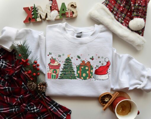 Santa Hat Christmas Lover Sweatshirt