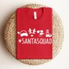 Santa Squad Snowman Reindeer Doodle Cute Sweatshirt Lovely Unique Xmas Gift