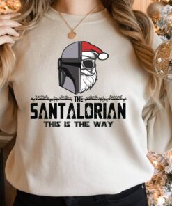 Santalorian Star Wars Mandalorian Christmas Sweatshirt Unique Xmas Gift