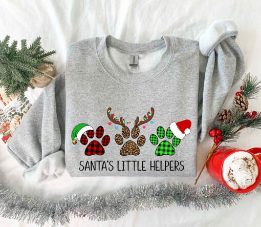 Santa’s Little Helper Sweatshirt Trendy Unique Xmas Gift