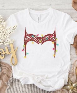 Scarlet Witch Christmas Lights T-Shirt Marvel