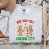School Nurse Funny Trauma Emergency ER Rn Holiday Did You Try Icing It Gingerbread Cookies Christmas Sweatshirt