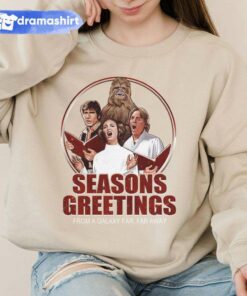 Seasons Greetings From A Galaxy Far Far Away Christmas Sweatshirt Star Wars