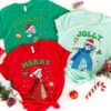 Sleeping Beauty Good Fairies Flora Fauna Merryweather Bright Merry Jolly Christmas Lights Sweatshirt Disneyland Holiday Season Gift