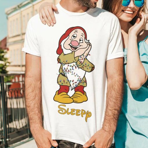 Sleepy Christmas T-shirt Snow White and the Seven Dwarfs