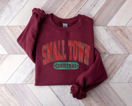 Small Town Christmas Country Sweatshirt Unique Xmas Gift