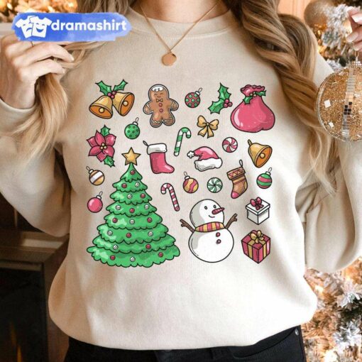 Snacks Little Things Christmas Sweatshirt