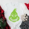 Snarky Grinch Face Christmas T-Shirt