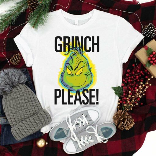 Snarky Grinch Please Christmas T-Shirt