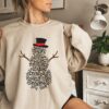Snowman Christmas Sweatshirt Cozy Unique Xmas Gift