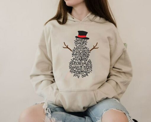 Snowman Christmas Sweatshirt Unique Xmas Gift