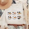 Snowman Face Christmas Sweatshirt Lovely Unique Xmas Gift