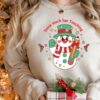 Snowman Teacher Christmas Snow Much Fun Teaching Preschool Holiday Sweatshirt Lovely Unique Xmas Gift