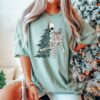 Sorta Merry Sorta Scary Skeleton Christmas Sweatshirt Sarcastic Unique Xmas Gift