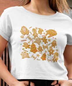 Star Wars Ginger Candy Cane Darth Vader Stormtrooper BB8 Droid Christmas T-shirt