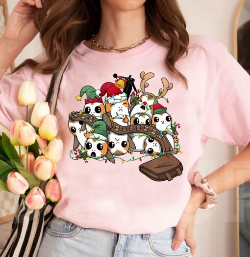 Star Wars Squad Santa Reindeer Porgs Christmas Disneyland Sweatshirt Cute Unique Xmas Gift