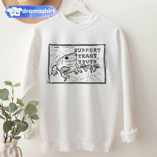 Support Trans Youth Sweatshirt Over The Garden Wall