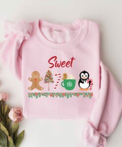 Sweet Christmas Gingerbread Cookies Sweatshirt Cozy Unique Xmas Gift