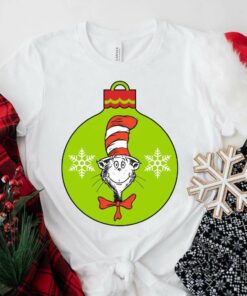 The Cat In The Hat Christmas Ball T-Shirt Dr Seuss