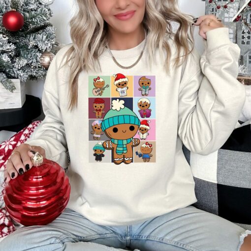 The Era Tour Gingerbread Christmas Sweatshirt Lovely Unique Xmas Gift