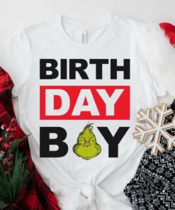 The Grinch Birthday Boy Christmas T-Shirt