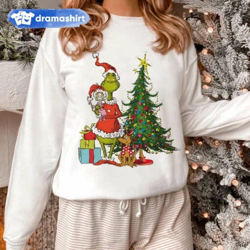 The Grinch Max Cindy Christmas Tree Sweatshirt