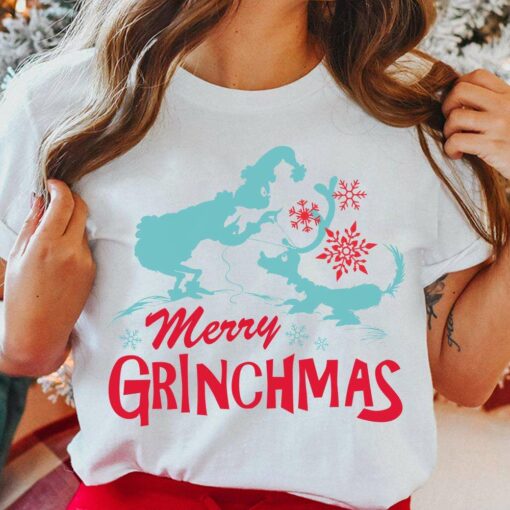 The Grinch Merry Grinchmas Christmas T-Shirt Dr Seuss