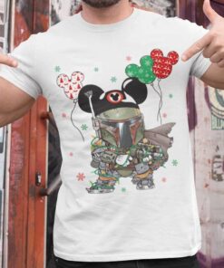 The Mandalorian Christmas T-shirt Star Wars