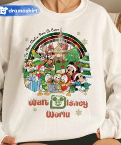 The Most Magical Place On Earth Castle Walt Disney World Christmas Sweatshirt