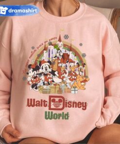 The Most Magical Place On Earth Walt Disney World Christmas Sweatshirt