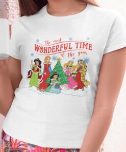 The Most Wonderful Time Of The Year Princess Christmas T-shirt