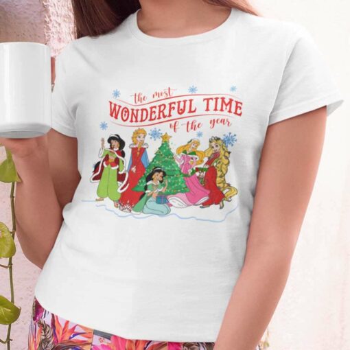 The Most Wonderful Time Of The Year Princess Christmas T-shirt