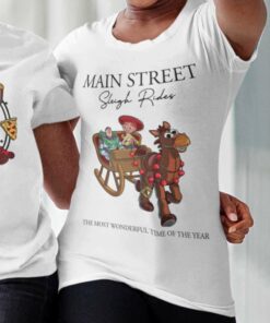 The Most Wonderful Time Of The Year Sleigh Ride Christmas T-shirt Toy Story
