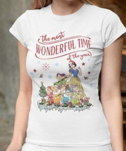 The Most Wonderful Time Of The Year T-shirt Snow White and the Seven Dwarfs