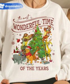 The Most Wonderful Time Of The Years Christmas Sweatshirt Winnie The Pooh