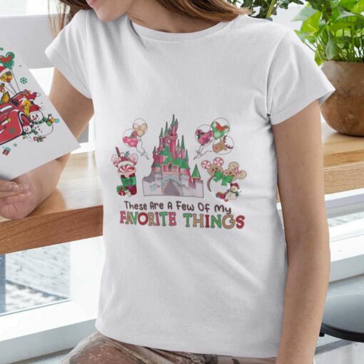 These Are A Few Of My Favorite Things Mickey Minnie Snack Christmas T-shirt