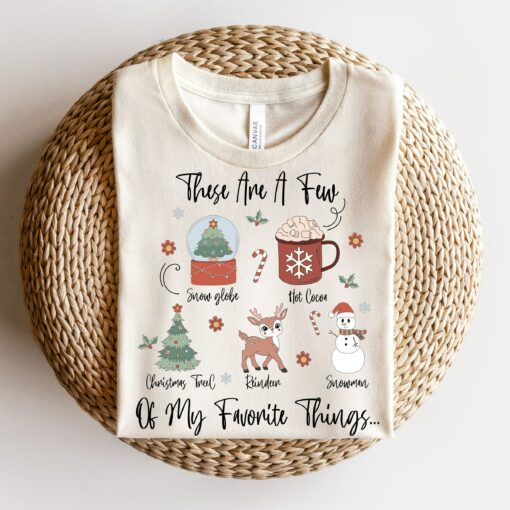 These Are A Few Of My Favorite Things Vintage Sweatshirt Trendy Unique Xmas Gift