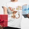 Tigger Wear Santa Hat Mickey Balloon Light Christmas T-shirt Winnie The Pooh