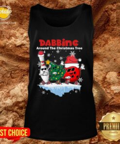 Top Bowling Dabbing Around The Christmas Tree Shirt 2 Top Bowling Dabbing Around The Christmas Tree Shirt 3
