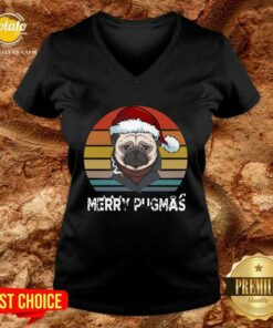 Top Merry Pugmas Funny Pug Christmas Style Vintage Shirt 3