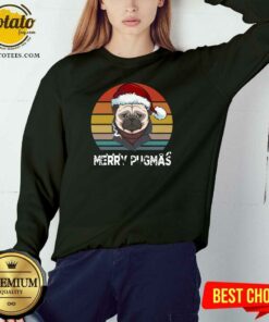 Top Merry Pugmas Funny Pug Christmas Style Vintage Shirt 5