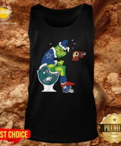 Top The Grinch Dallas Cowboys Shit On Toilet Philadelphia Eagles And Other Teams Christmas Shirt 2 Top The Grinch Dallas Cowboys Shit On Toilet Philadelphia Eagles And Other Teams Christmas Shirt 3